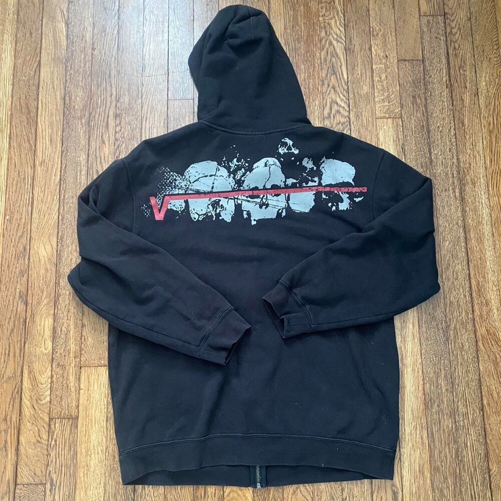 Vans Men's Black and Navy Hoodie